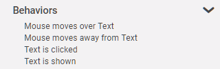 Text Behavior