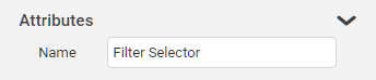 Filter Selector Attributes