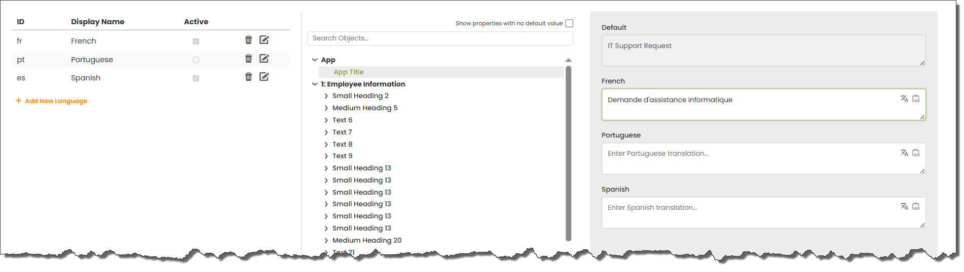 Multi-language manual translation
