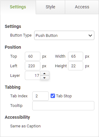 Button Settings