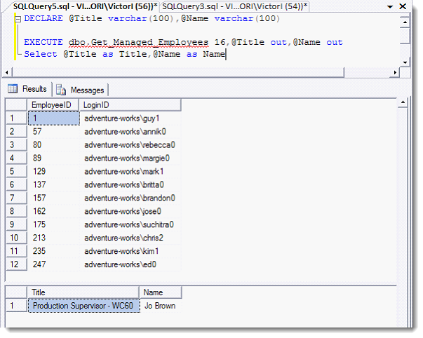 Stored Procedure